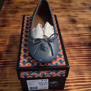 Kurt Geiger Blue Leather Loafers